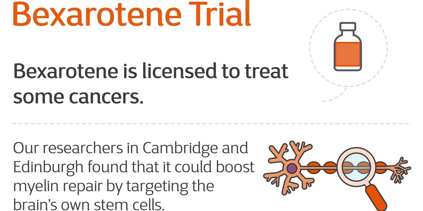 Infographic introducing the Bexarotene Trial