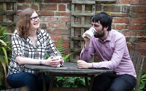 Picture of people drinking tea 