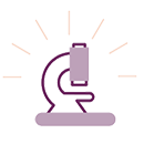 Purple microscope