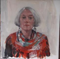Portrait of Catherine Reynolds by Catriona Campbell