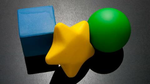 a photo of some colourful Stress balls