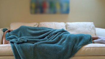 Fatigue sofa blanket