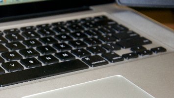 photo of a Laptop close up