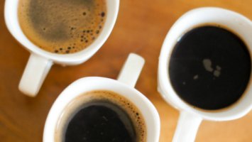 An image of three cups of coffee