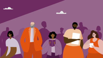 Illustration of a group of people