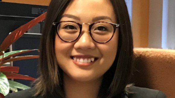 A portrait photo of Kayla Vuong a research programme manager