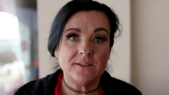 Screenshot of Karen talking to the camera