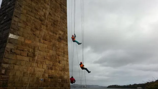 Abseiling