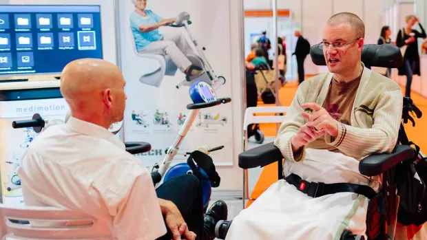 Man in wheelchair