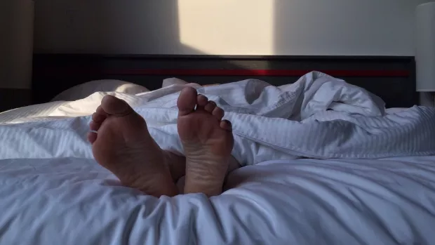 MSS sleep blog feet in bed