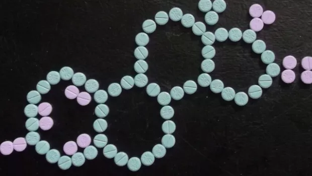 Estrogen molecule made of tablets