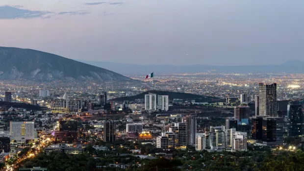Photo of the monterrey skyline