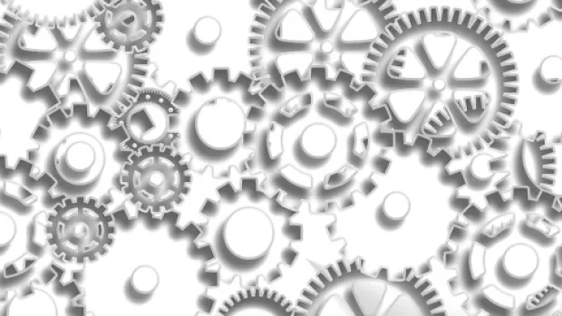 Image shows some cogs