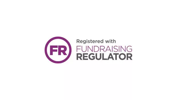 Registered with Fundraising Regulator logo