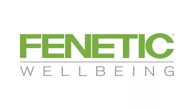 The image reads ' Fenetic Wellbeing' in green and grey font