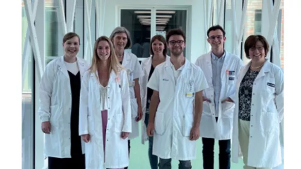 lab researchers MS Matters magazine Professor An Goris and team