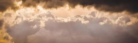 Dark clouds to represent people’s behaviour change and mood swings with multiple sclerosis