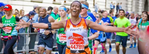 a London Marathon runner
