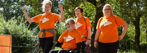 MS Society supporters at the MS Walk 2017