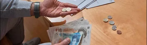 Bills and money