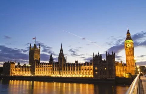 Parliament twilight