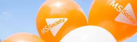 MS Society branded balloons
