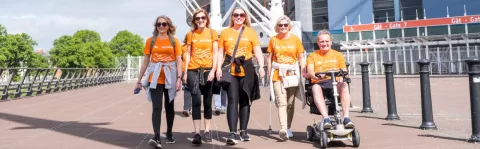 Walkers at MS Walk Cardiff