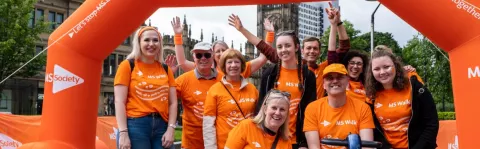 Walkers at MS Walk Manchester