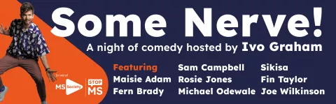Graphic for Ivo Graham's comedy night, Some Nerve!