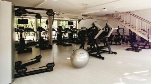 Photograph of a gymnasium